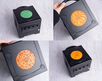 Niestandardowy klejnot GameCube: ręcznie robiony drewniany panel przedni konsoli