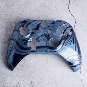 Coque supérieure pour manette Xbox/marbre fumé/peinture personnalisée