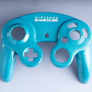 B-STOCK Custom GameCube Controller Shells: Turquoise (top OEM)