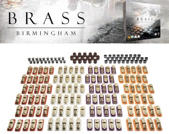 Brass Birmingham: alternative 3D Tokens Full set 185 pieces