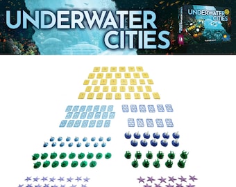 Underwater cities - 3d printed resources and tokens