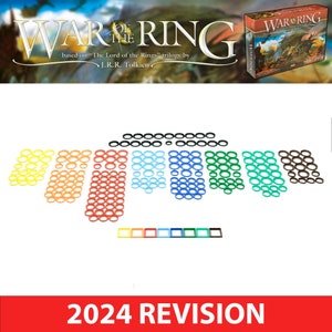 War of the Ring: miniatuurbasismarkeringen voor War of the Ring 2e editie LOTR-legeridentificaties