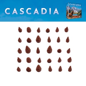 Cascadia - Nature Tokens - 30 Pinecone Pieces