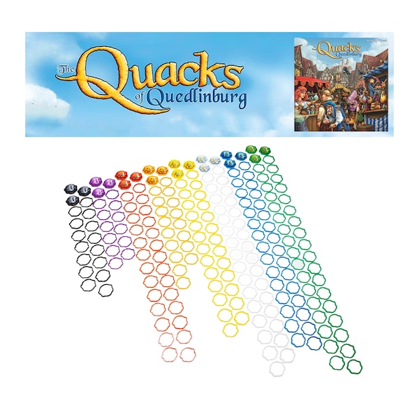 Quacksalber von Quedlinburg - Token Shields (219+ Stück) Schmale Version