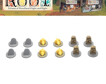 ROOT Board Game 3D Upgrade Kit - Relics Tokens (12pcs)