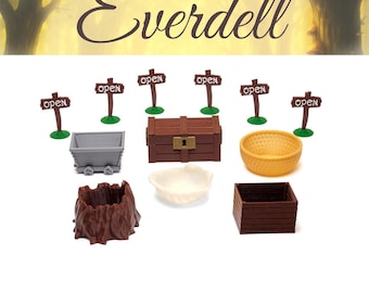 Organizadores de recursos Everdell: organizadores de juegos impresos en 3D