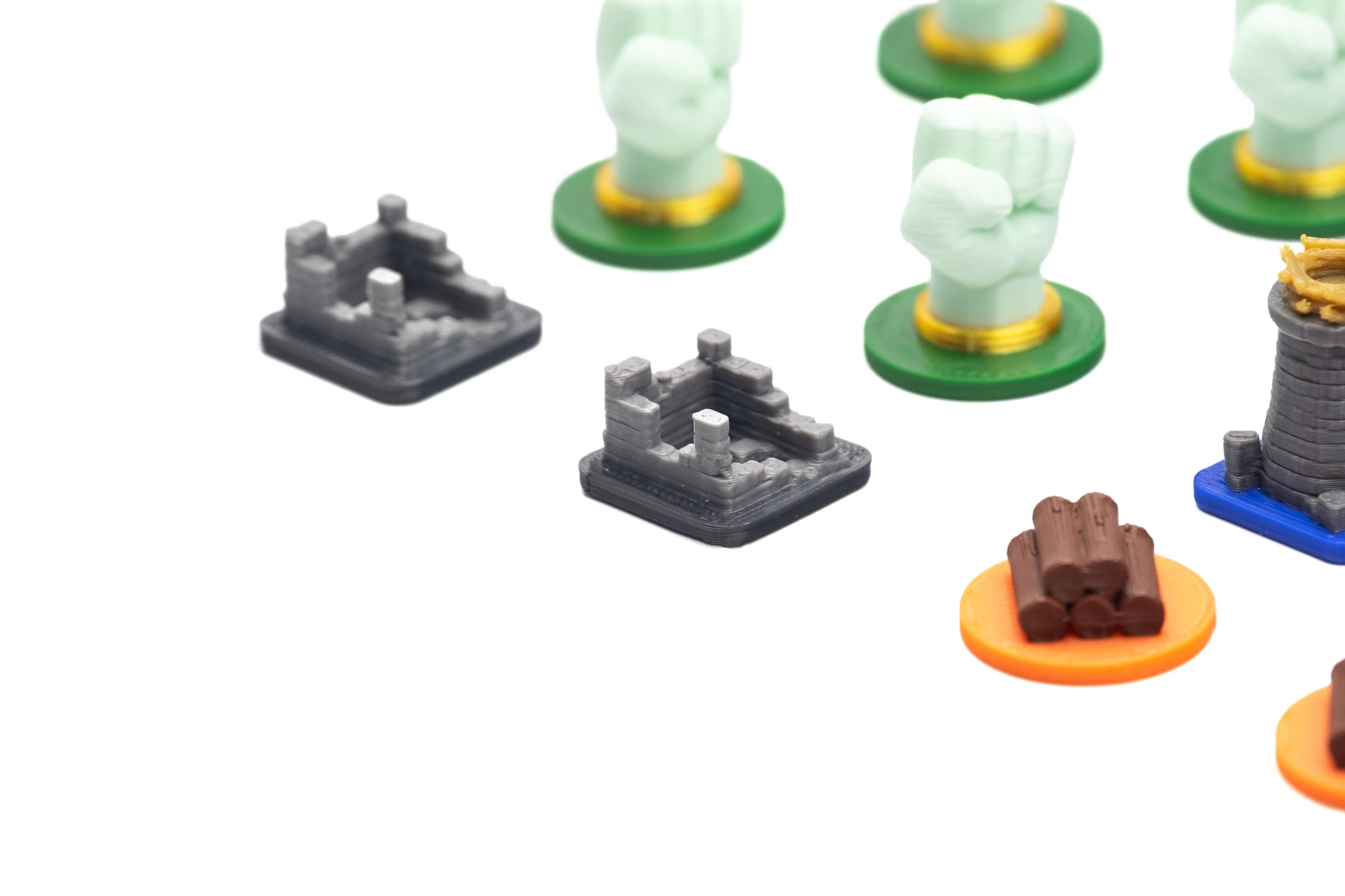 Root Tokens Game Root Board Game 3D Upgrade Kit: Deluxe Tokens for Base Game - Etsy