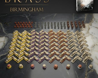 Brass Birmingham: 3D Printed Game Tokens - Full Set (193pcs)