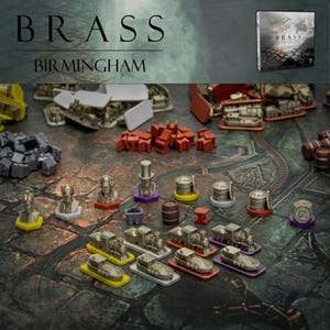 Brass Birmingham: 3D Printed Game Tokens - Full Set (193pcs)