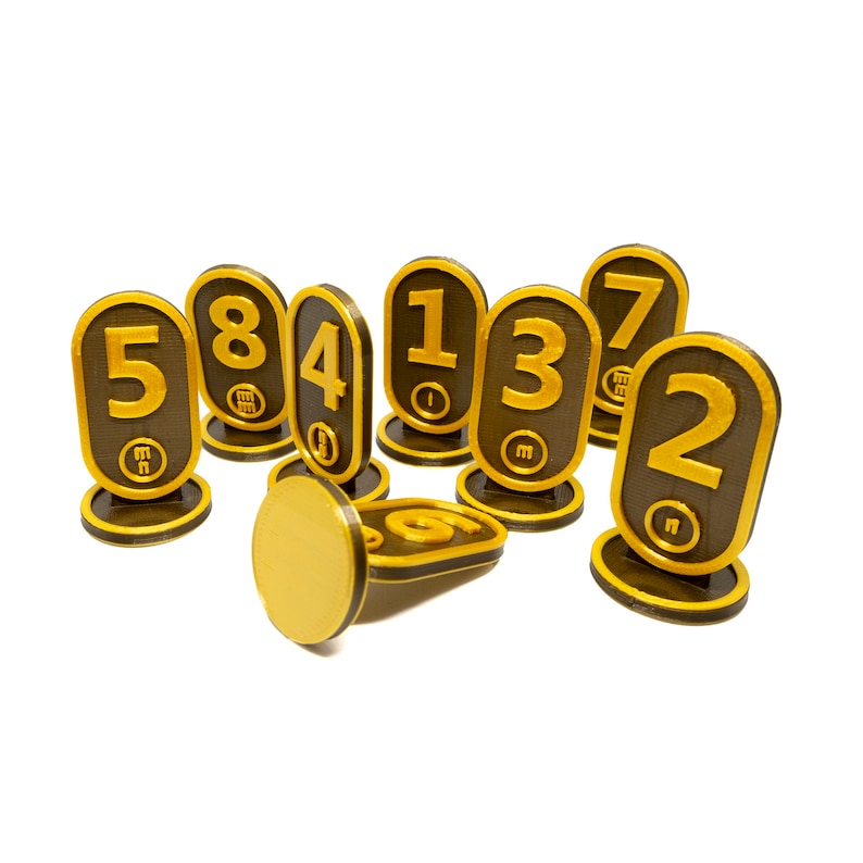 Ankh: Gods of Egypt board game 3d elements Conflict tokens