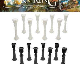 Bases elevadas de la Guerra del Anillo para las Águilas Nazgûl y la Torre de Orthanc