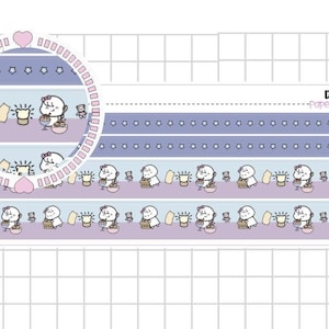 January Washi Deco Stickers | Monthly Washi Stickers for Hobonichi 2025 Sticker Kits | Hobonichi Washi Stickers