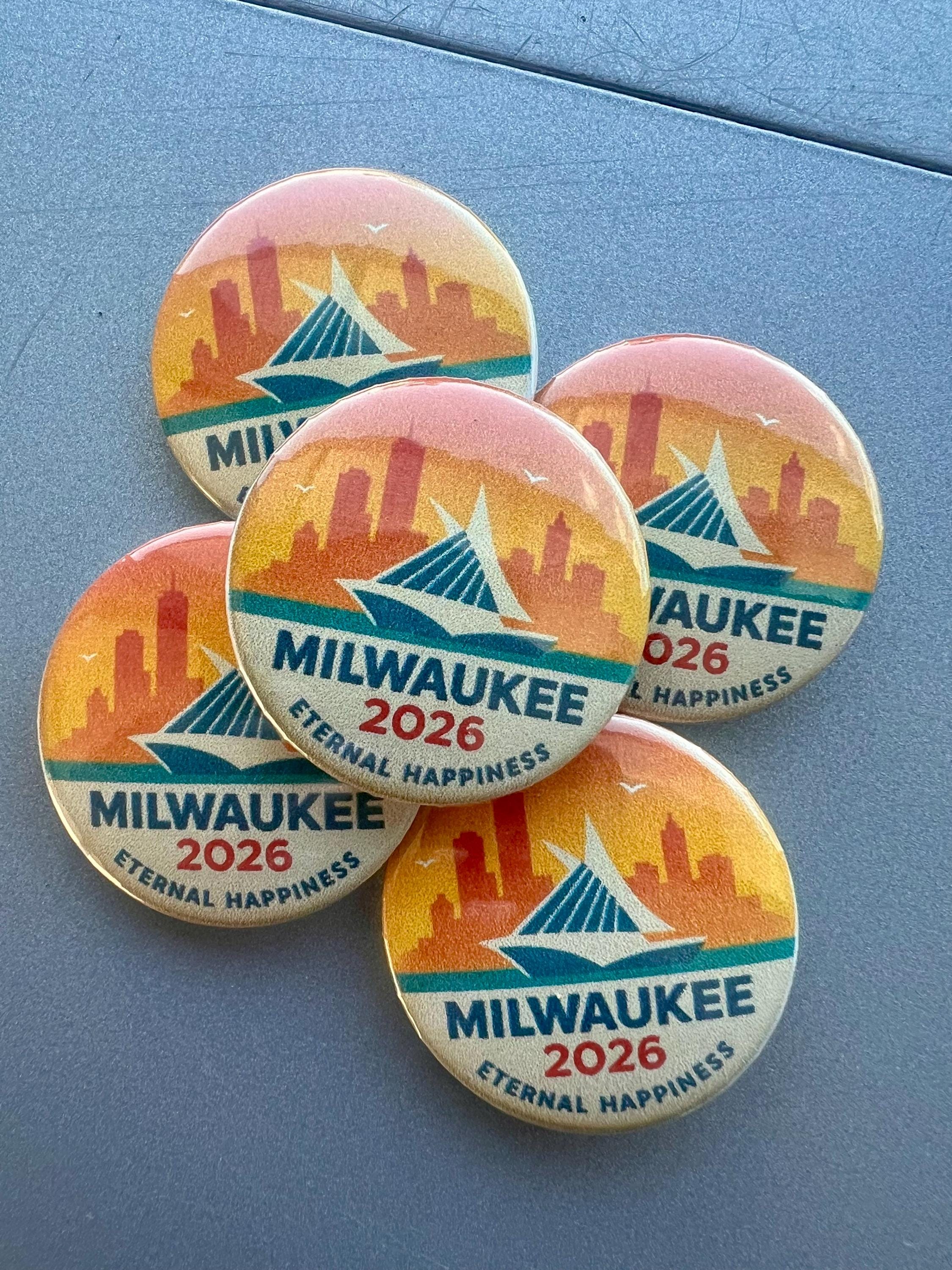 Milwaukee 2026 Convention Pin: 