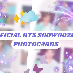 BTS - Official SooWoozoo Photocards |Kpop merch, official merch| Jungkook, V, Jin, RM, Suga, JHope, Jimin, OT7