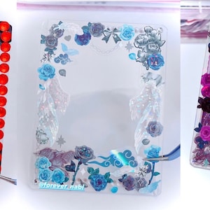 Housses KPOP Toploader/KPOP personnalisées| Toploader décoré| Manches décorées| Pour les cartes photo K-POP