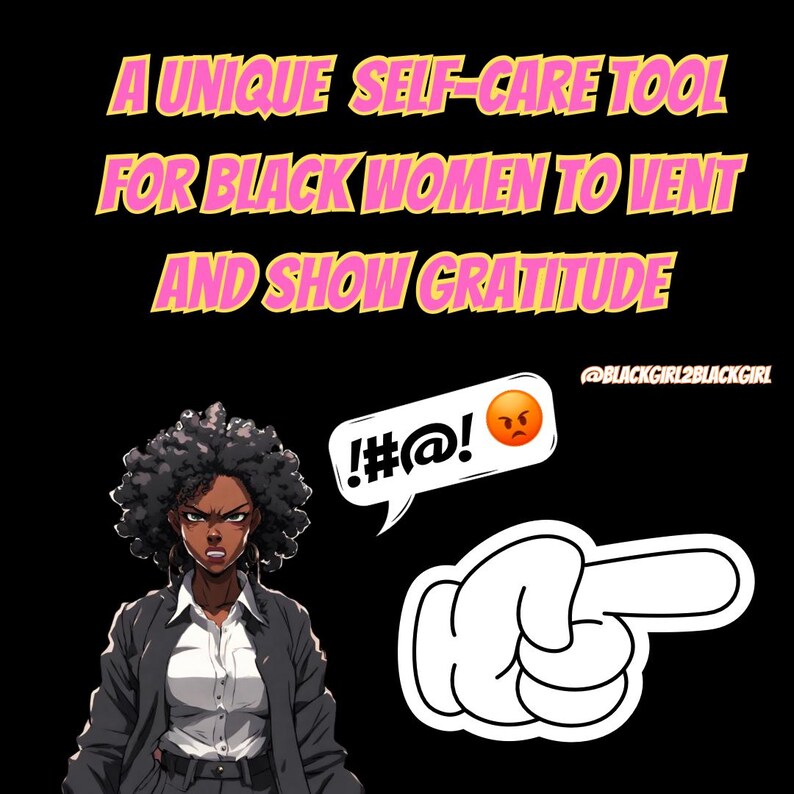 Black Girl Rage Page PLR Journal | Digi Journal | Journal Template ...