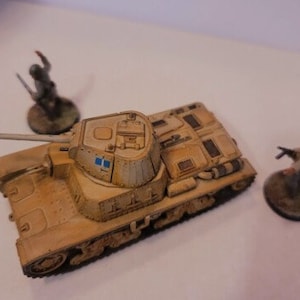 WWII Italian M15-42 tank + AA turret Various Scales Historical Wargaming