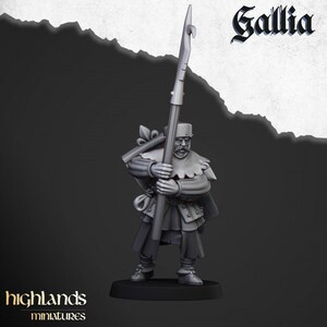 Royal Knights Of Gallia – Cavalieri Del Graal Per WFB, AOS, Oathmark (Highland Miniature)