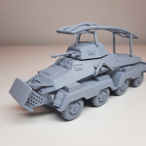 Niemiecki samochód pancerny Sd. Kfz 232 z czasów II wojny światowej, różne skale, historyczne gry wojenne (ceł amerykańskich uiszczamy z góry)