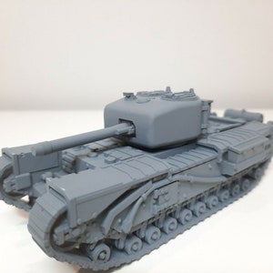 WWII Britse Churchill Mk IV tankhars verschillende schalen historisch wargaming (Amerikaanse tarieven worden door ons vooraf betaald)