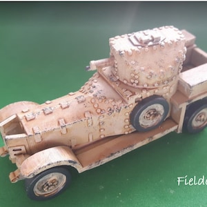 WWII British 1914 Pattern Armoured Car Various Scales Historical Wargaming
