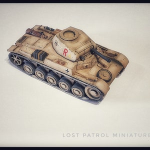 WWII German Panzer II Ausf C Tank Various Scales Historical Wargaming