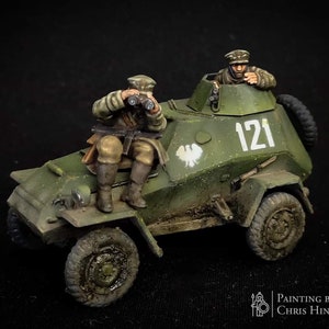 WWII Polnische Volksarmee B64 mit Mannschaft Verschiedenen Skalen Historisches Wargaming
