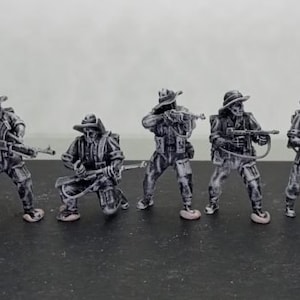 WWII British Chindit Combat Squad (7 models) Various Scales Historical Wargaming (US tariffs are pre-paid by us)