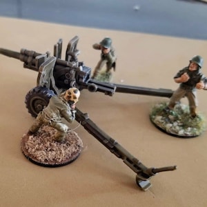 WWII US M2A1 105mm Howitzer Various Scales Historical Wargaming (1 model)