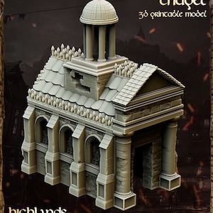 Wargaming Terrain Chapel Various Scales Historical Fantasy Wargaming (US tariffs are pre-paid by us)