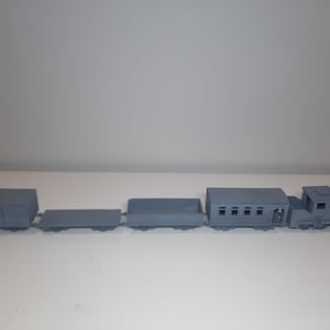 Wargaming Terrain Passenger Cargo Train Various Scales Historical Wargaming