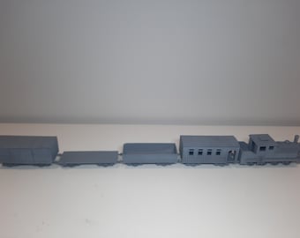 Wargaming Terrain Passenger Cargo Train Various Scales Historical Wargaming