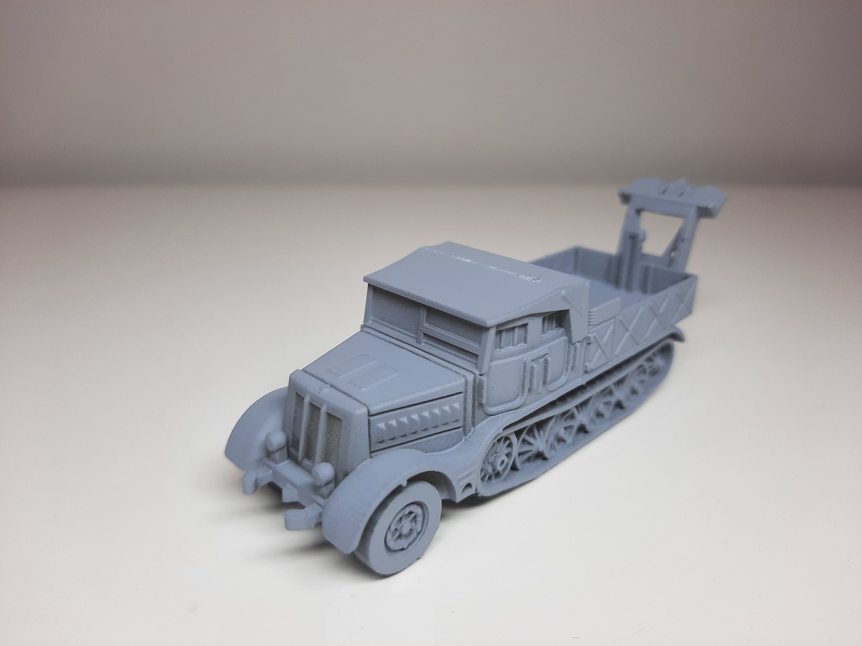 WWII German Sd.Kfz 9 FAMO Halftrack with Spade Various Scales Historical Wargaming (US tariffs are pre-paid by us)