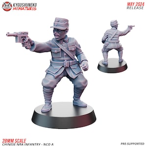 WWII Chinese NRA NCO A Various Scales Historical Wargaming