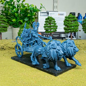 Nemean Lions Chariot Aegean Elves Highland Miniatures Various Scales (US tariffs are pre-paid by us)