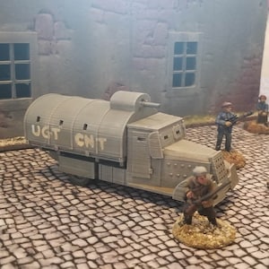 WWII Spanish Tiznao Armoured Car Various Scales Historical Wargaming (US tariffs are pre-paid by us)