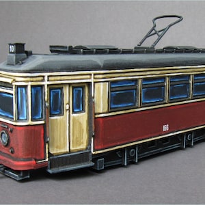 Wargaming Terrain Tram Lilpop III Various Scales Historical Wargaming