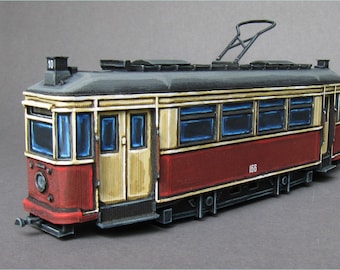 Wargaming Terrain Tram Lilpop III Various Scales Historical Wargaming