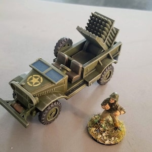 WWII USMC Multi Trägerrakete M-2-4 Verschiedene Modelle Historisches Wargaming (1 Modell)