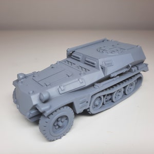 WWII German Sd.Kfz 253 Leichter Gepanzerter Beobachtungskraftwagen Halftrack Various Scales Historical Wargaming