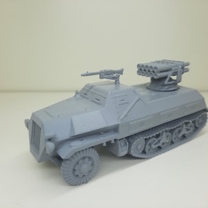 WWII German Panzerwerfer 42 Halftrack verschiedene Scales historisches Wargaming (US Zölle werden von uns im Voraus bezahlt)