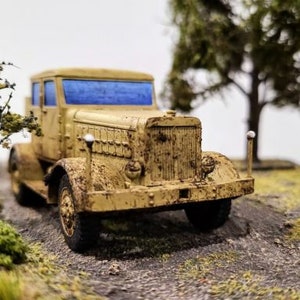 WWII German Hanomag SS100 Truck Various Scales Historical Wargaming