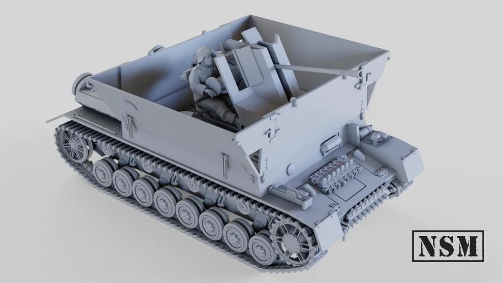 Char Panzer Flak 43 Möbelwagen 1/43 – Normandie 1944 – NEUF