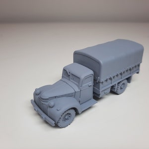Segunda Guerra Mundial EUA Britânico Chevrolet GS 3T Com Lona Várias Escalas Histórico Wargaming