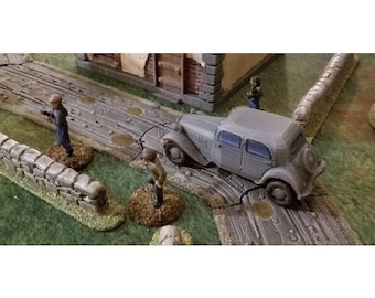 WWII French Citroen 11 CV Civilian Car (1 model) Various Scales Historical Wargaming