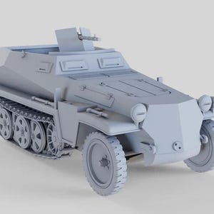 WWII German Sd.kfz 250/1 Alt Halftrack Various Scales Historical Wargaming
