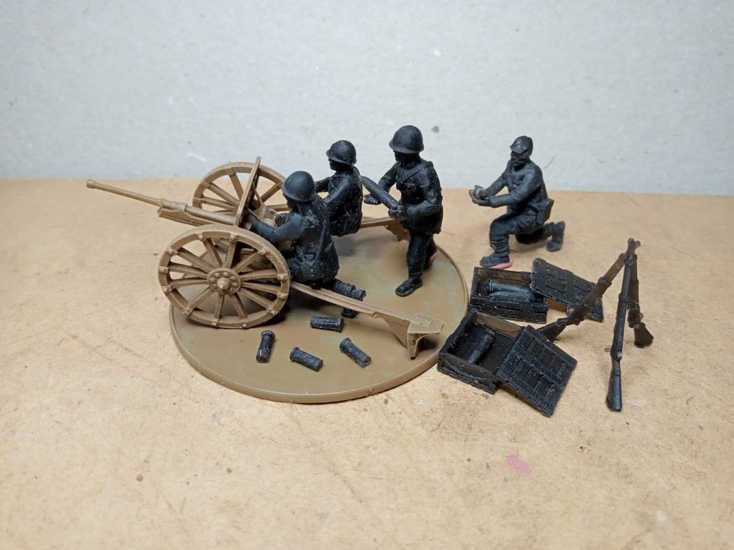 WWII Japanese Generic Artillery Crew (4 Models) Various
