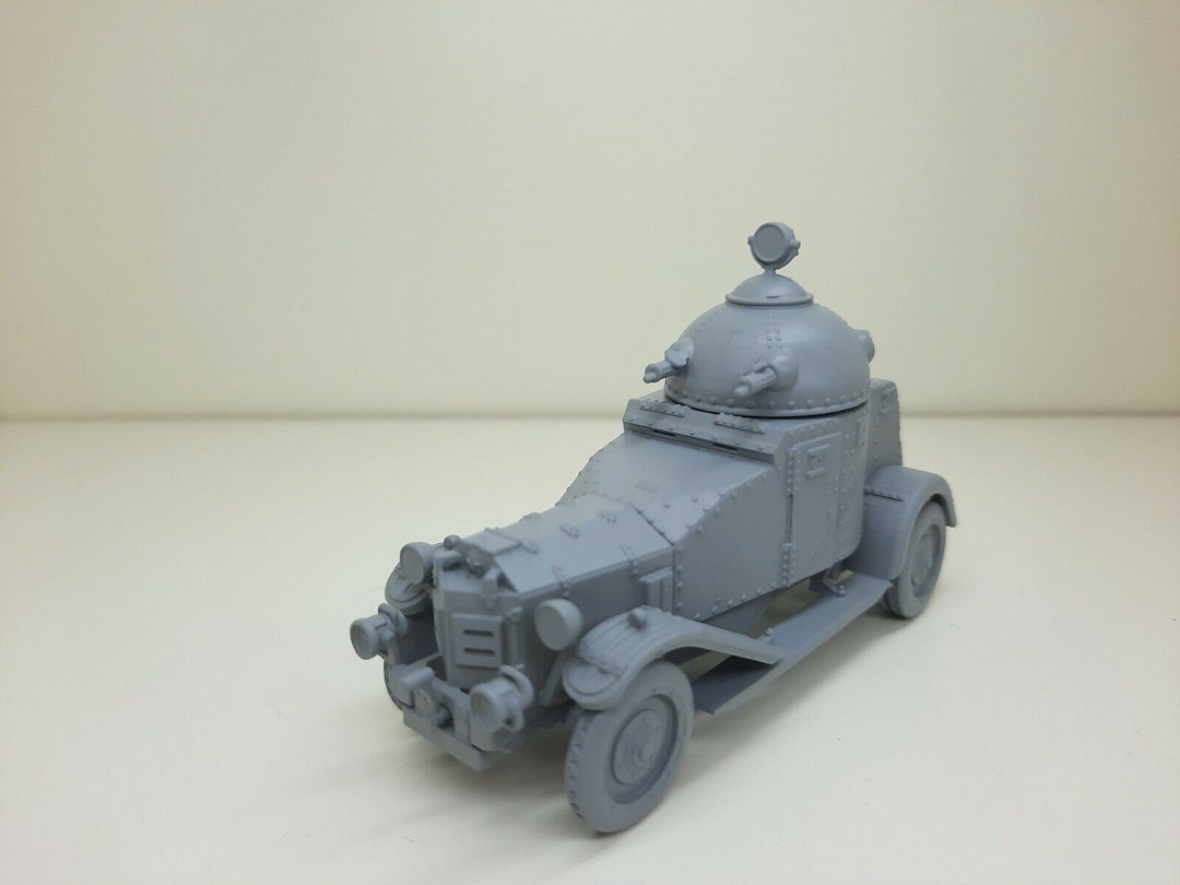 British Vickers Crossley Armoured Car Resin Bolt Action Etsy