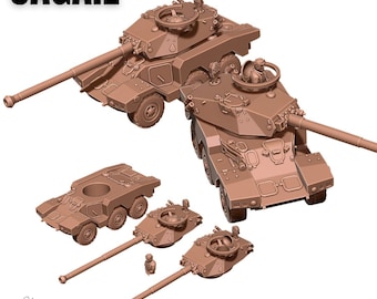 Modern Warfare French ERC 90 Sagaie Armoured Car Various Scales Historical Wargaming