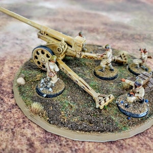 WWII Italian Model 35 Heavy Howitzer (crew not included) Various Scales Historical Wargaming